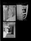 Party at Ms. Rose; Greenville Police department (3 Negatives), December 1955 - February 1956, undated [Sleeve 15, Folder a, Box 9]